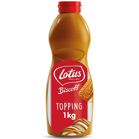 Lotus Biscoff Topping Sauce Squeezy Bottle 8x1kg